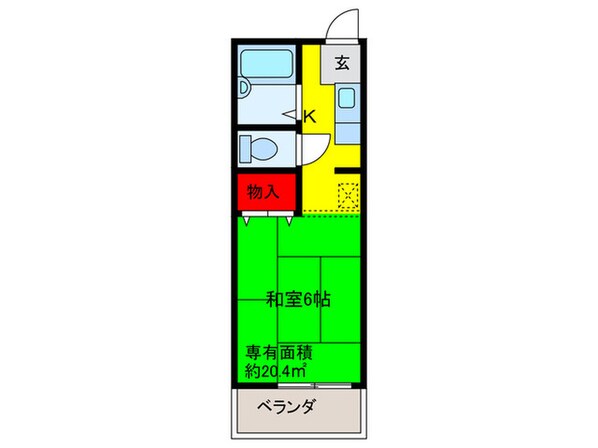 サンシティ西田の物件間取画像